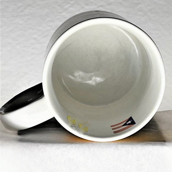 PUERTO RICO Standard Coffee MUG Tropical Fish Graphics Flag outside/inside China - Picture 5 of 7